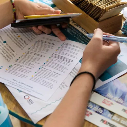 sensibilisation, AFD, outils pédagogiques, livrets